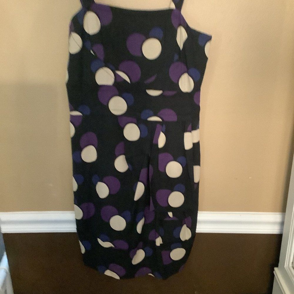 Marc Jacobs Purple/Black/White Dress